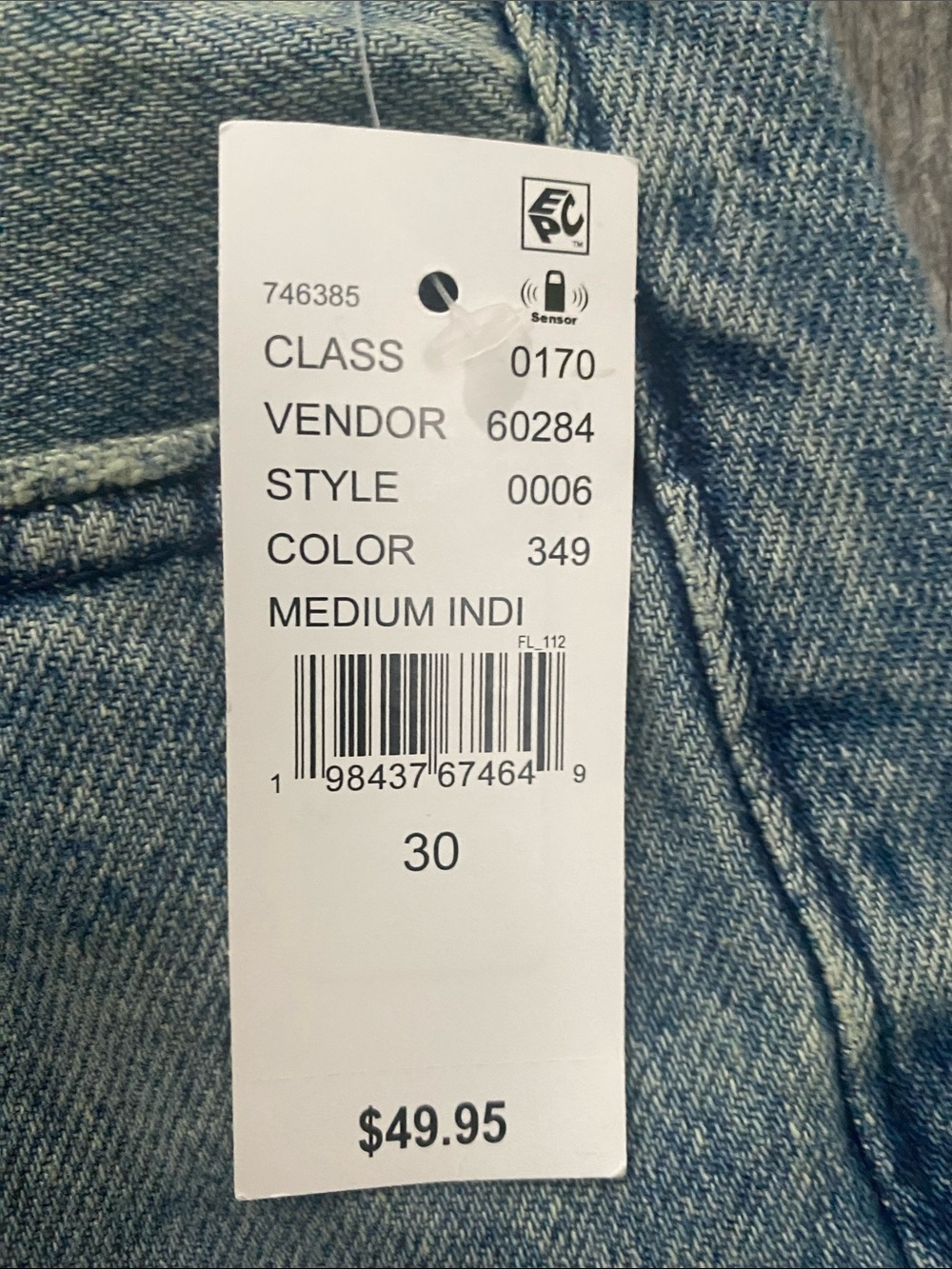Pacsun Men's Blue Denim Shorts. - Picture 2 of 5